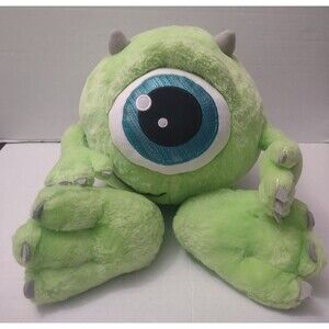 Disney Parks Mike Wazowski Big Feet 12" Plush Monsters Inc Young Mike Pixar